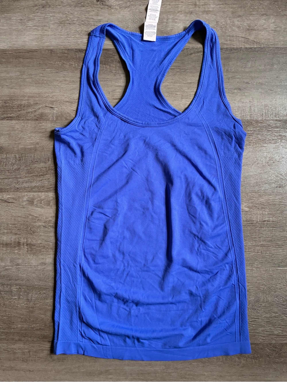 Fabletics Royal Blue Seamless Racerback Tank